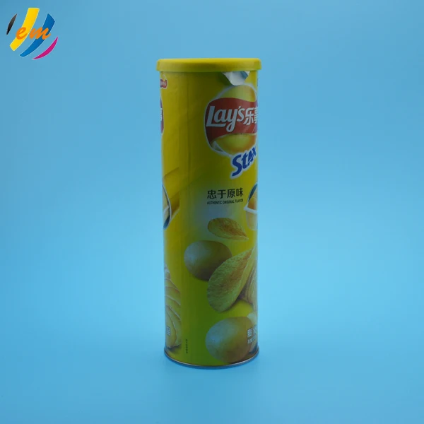 Lamination food grade paper composite cans for potato chips