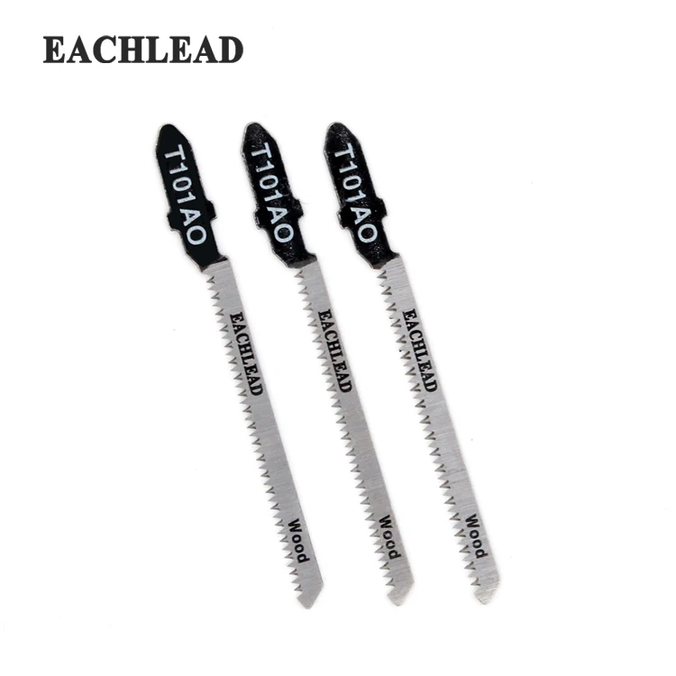 Electric jig saw accessories Jig saw blades T-shank Code T101AO  HCS  Tooth distance 18Tpi  Fast clean Curve Cutting Hardwood