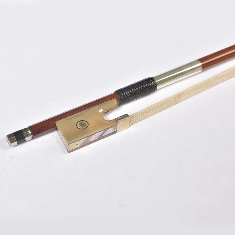 High Grade Handmade Horse hair  Sandalwood Round Violin Bow In Stock