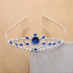 Sophia Princess Crown Crystal child Headband tiara with comb