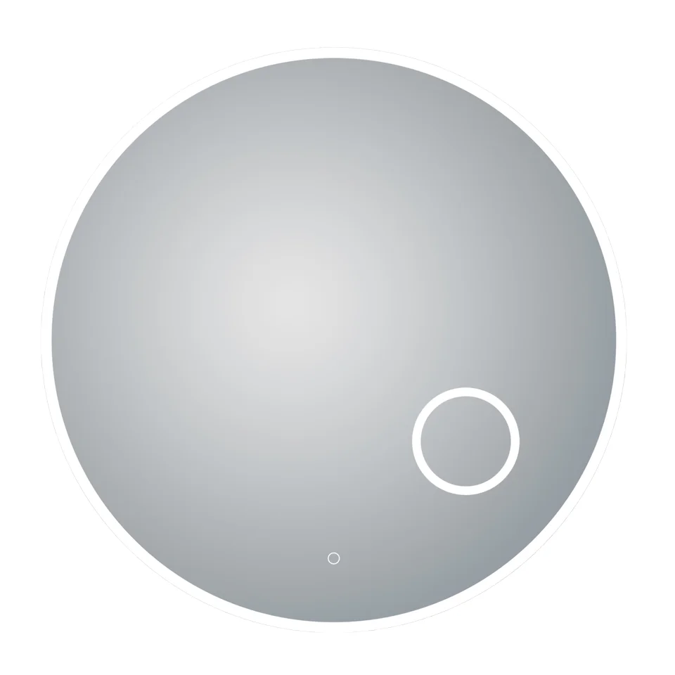 CE Certified Smart Bathroom Mirror with Touch-Controllable Lighting Magnifying Glass Environmental Protection Copper Home Use