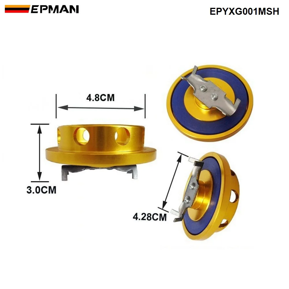 EPMAN Billet Engine Oil Filler Cap Fuel Tank Cover For Mitsubishi Most Car Models JDM EPYXG001MSH
