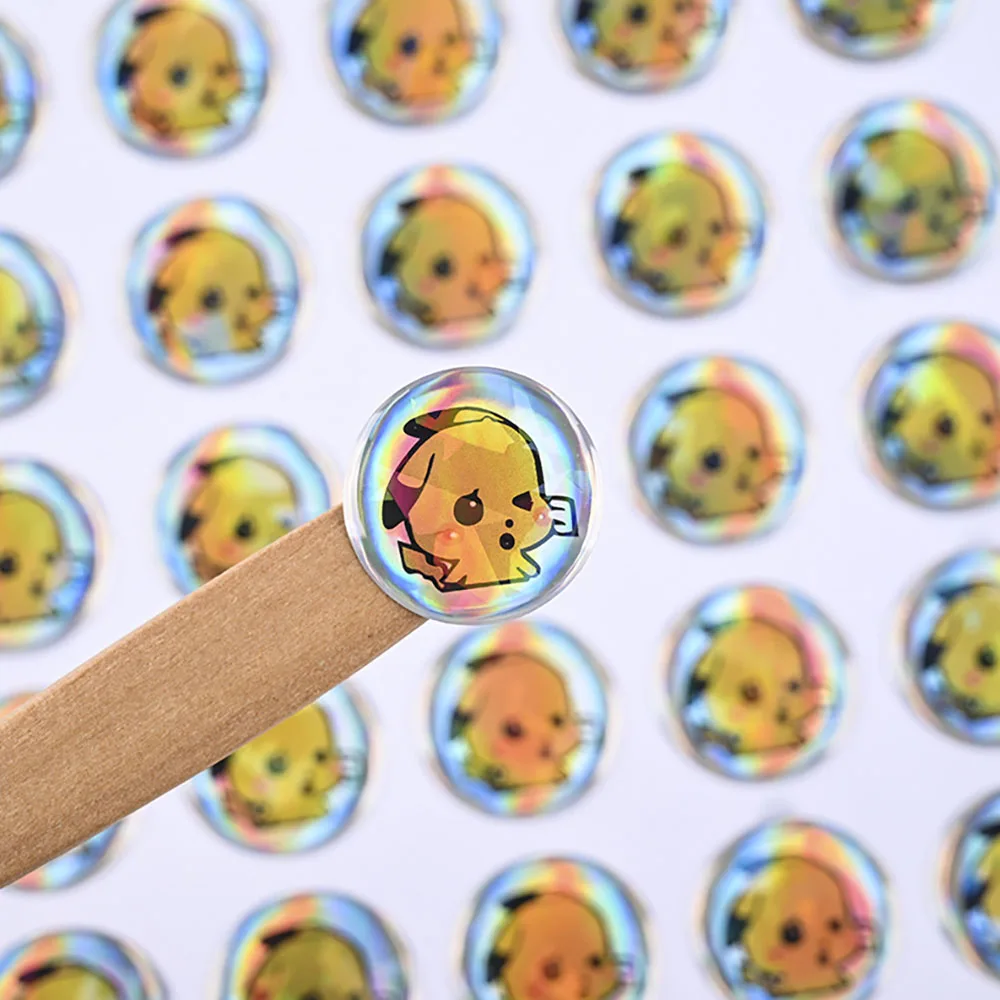 Custom 3D Embossed Gel Labels Adhesive Easy Peel Waterproof Soft Plastic Brand Logo Resin Dome Hologram Sticker Sheets