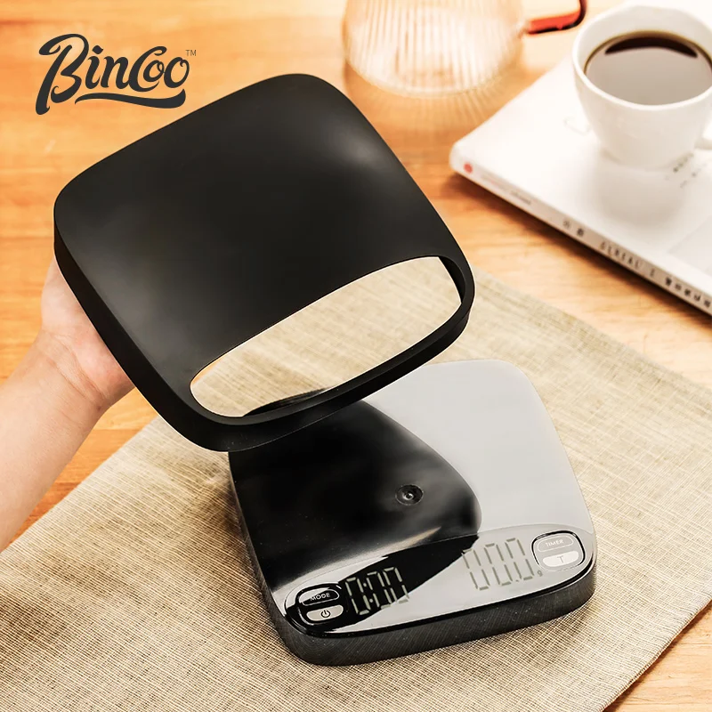 Bincoo Coffee Scale with Timer, Espresso Scale with Flow Measurements, Digital Coffee Scale with Auto Timing Mode