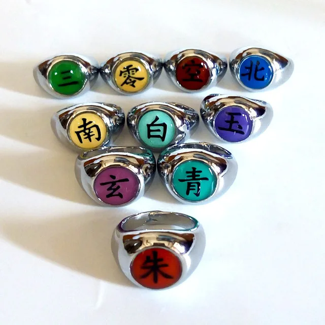 Hot  sale Anime Akatsuki Member Ring Uchiha Itachi Cosplay   Ring