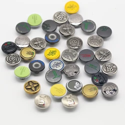 Factory Price Custom Logo Zinc Alloy Denim Button Metal Jeans Button With Rivets For Jeans