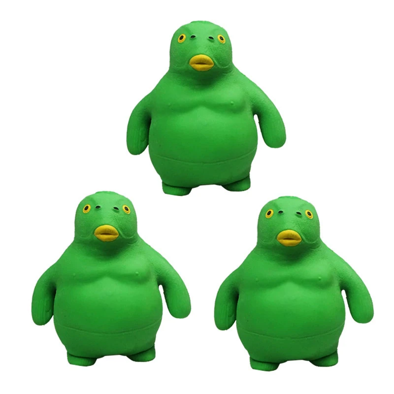 Wholesale TPR Sand Filled Green Fish Stress Relief Ball for kids Green Fish Novelty Party Props Fidget Squishy Toys