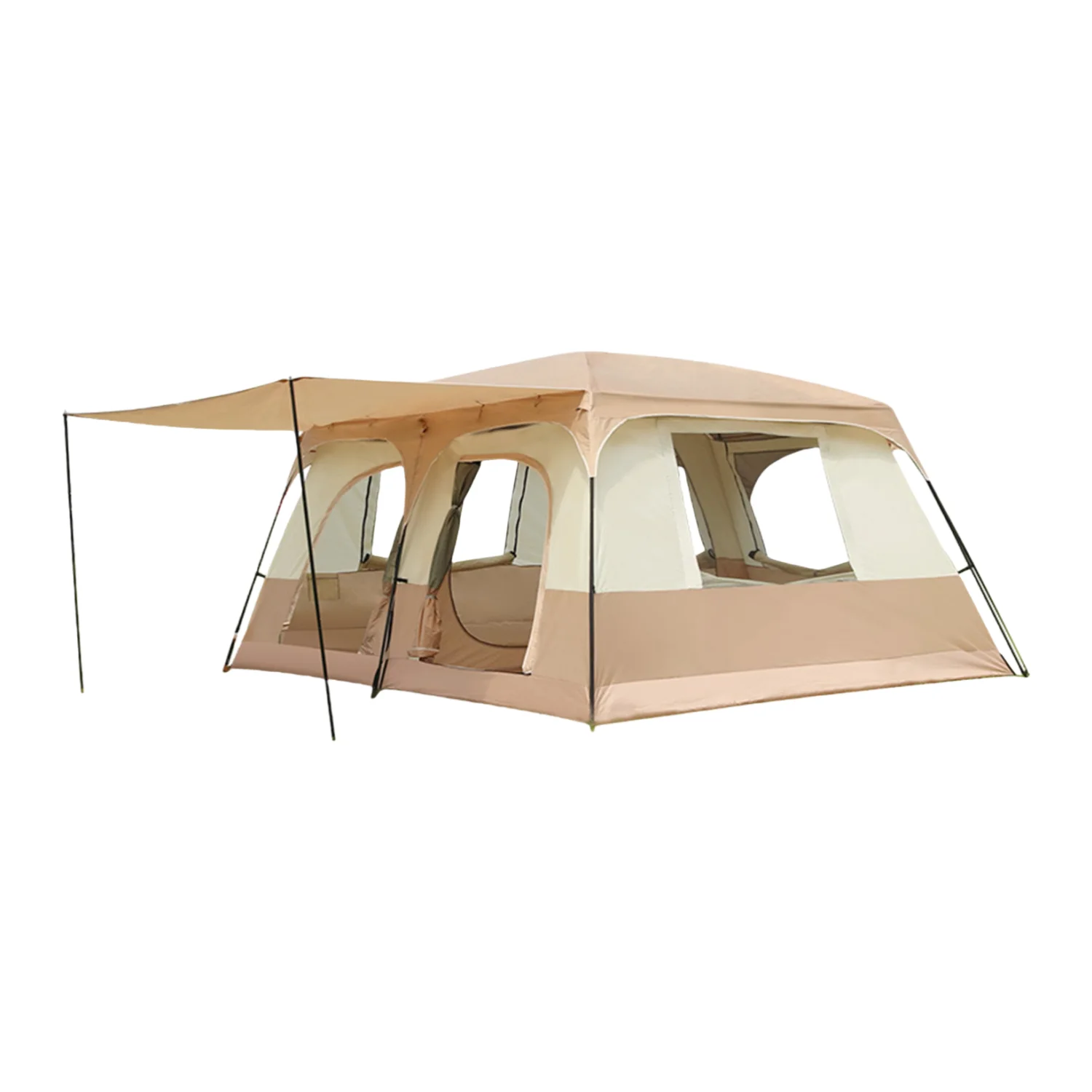 Tent 5 to 8 People Two Bedrooms and One Living Room,Sun Protection Utility Tent