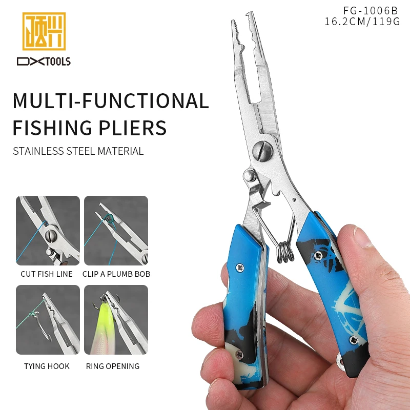 Hot Sale Camouflage Hook Remover Pesca Tools for Fishing Stainless Steel Fishing Line