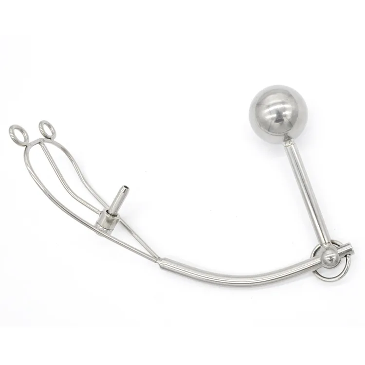 Stainless Steel Anal lock Butt Plug Ass Lock Women Sex Chastity Belt