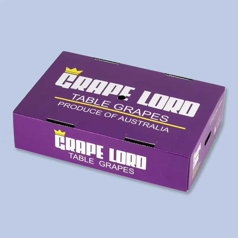 PE Box Low Price Customized Anti-static PE Plastic Storage Box  Wax coated cardboard box for fruit and vegetable packaging