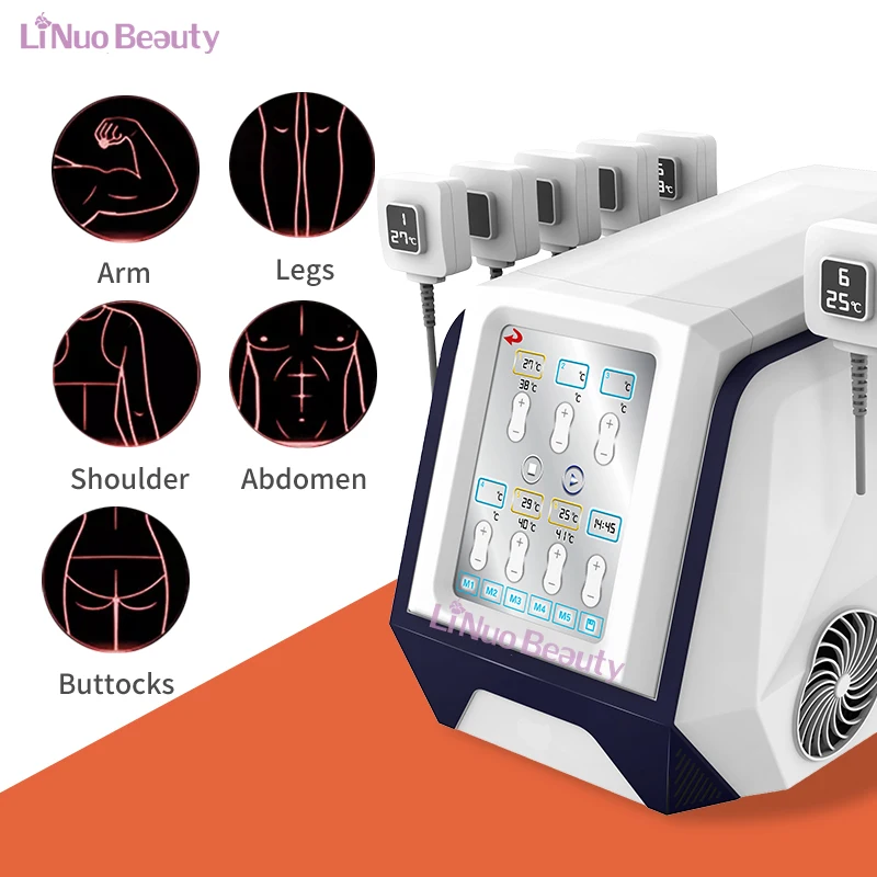 Portable 10 Pads Body Sculpting Weight Loss Vacuum Cavitation System Skin Tightening Fat Burning Monopolar Rf Slimming Machine