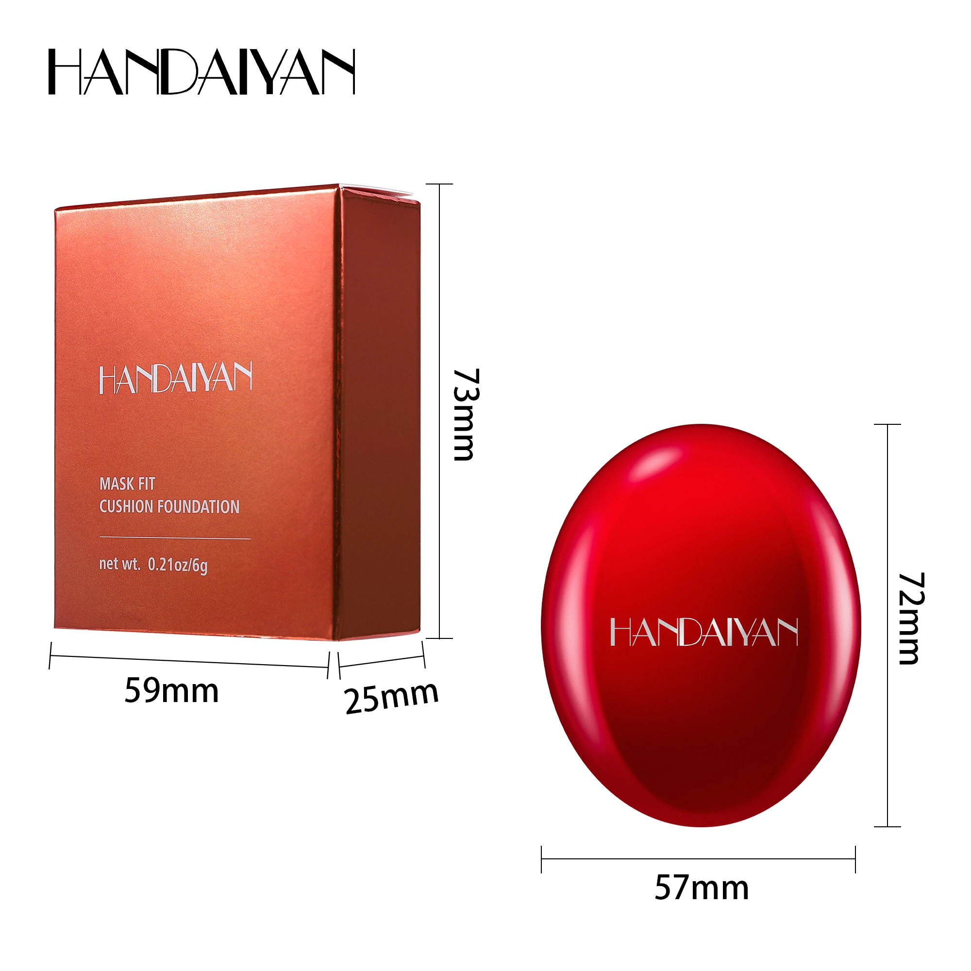 Handaiyan Wholesale Makeup Concealer Waterproof Whitening Mushroom Cushion Liquid Foundation BB Cream