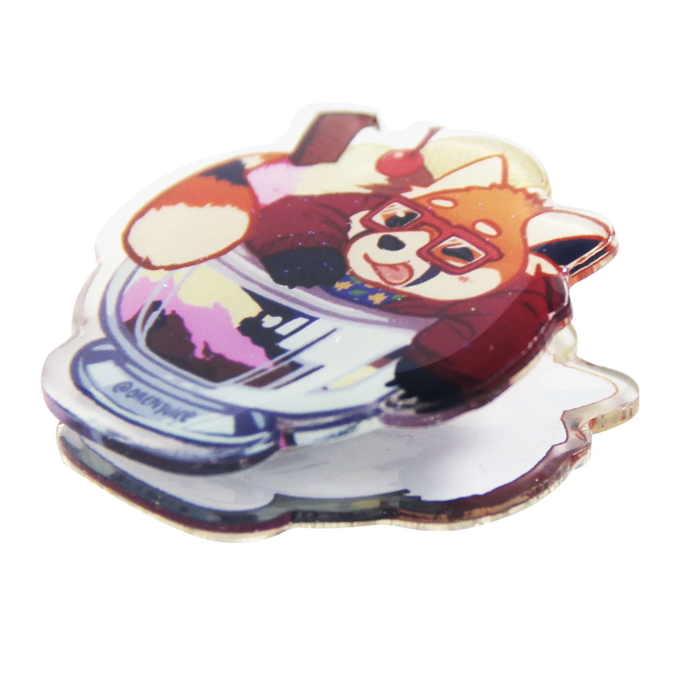 Custom  Pattern Shape Double Sided Printing Acrylic Material anime Paper Clips