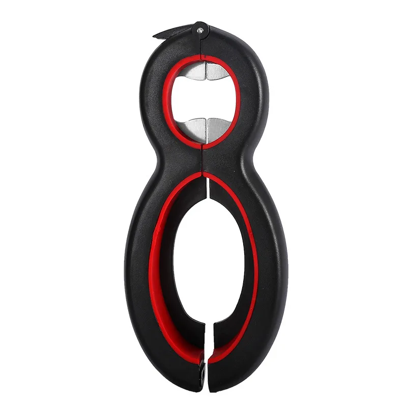 
Bottle opener multifunctional 6 in 1 artifact plastic wholesale kitchen gadget YN007# 