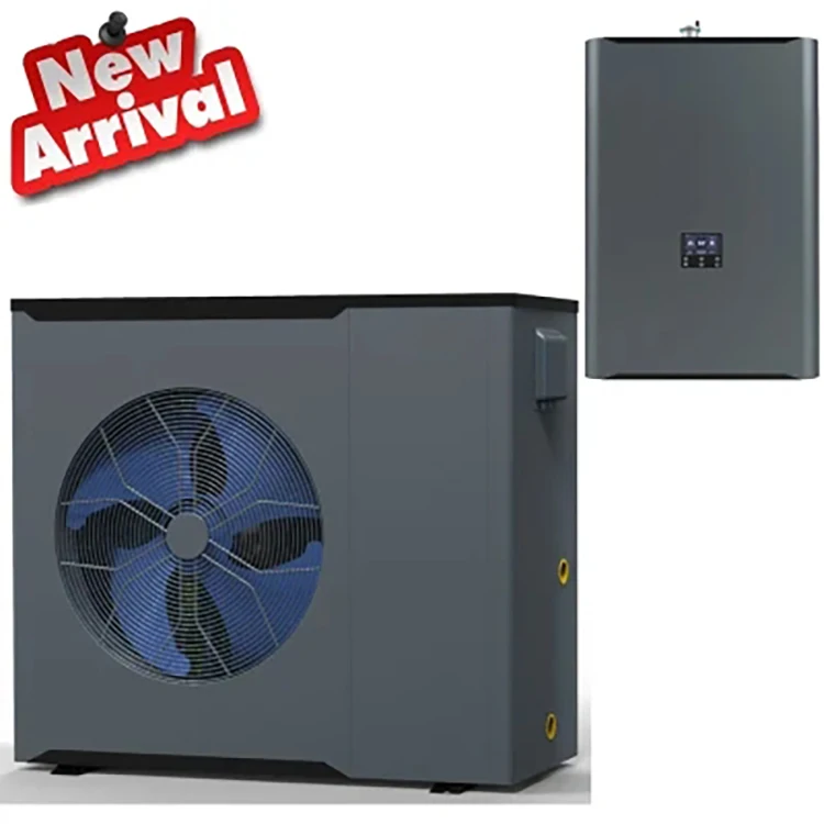 DC inverter monobloc evi water heater split system air to water heat pumps for central heating radiators