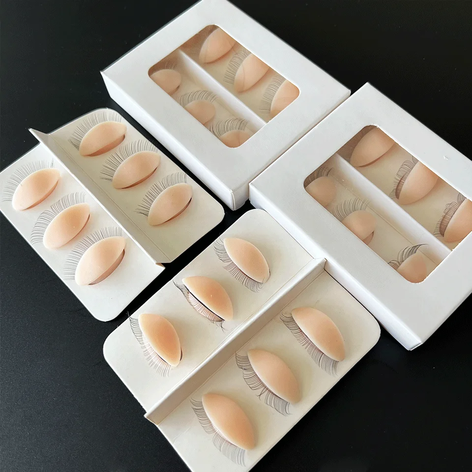 Removable Eyelids lash mannequin head with 3 lash layers eyelash mannequin head for lash extensions