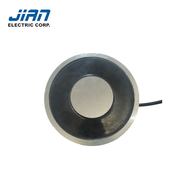 JSP-15056  24VDC  Holding Force 9300N Round Electromagnet On The Automatic Control System