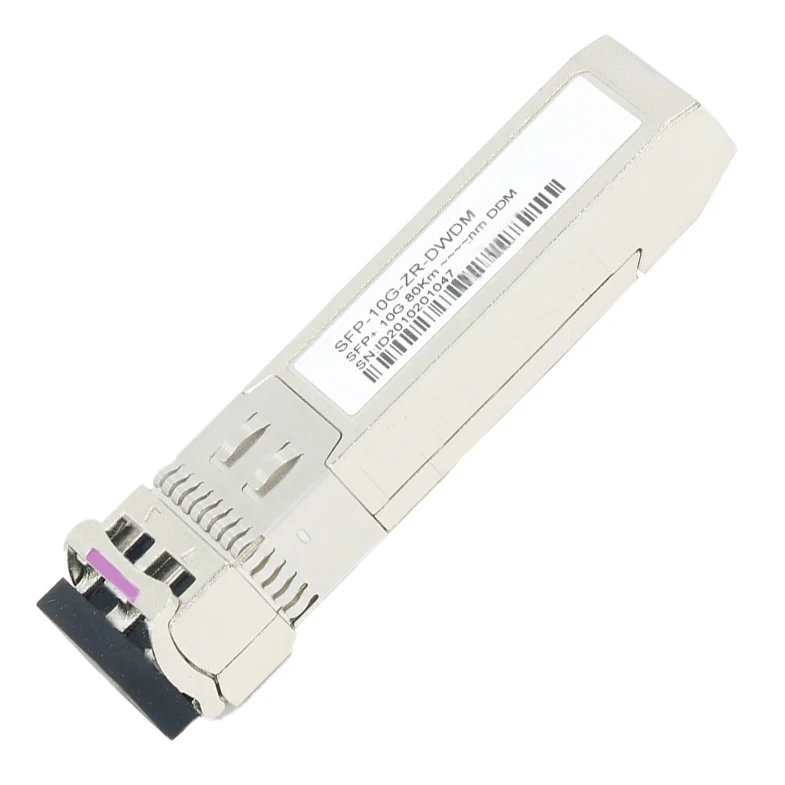 SFP-10G-ZR-DWDM 80km Duplex LC Connector Fiber Optical Transceivers With Distance 300m To 200km