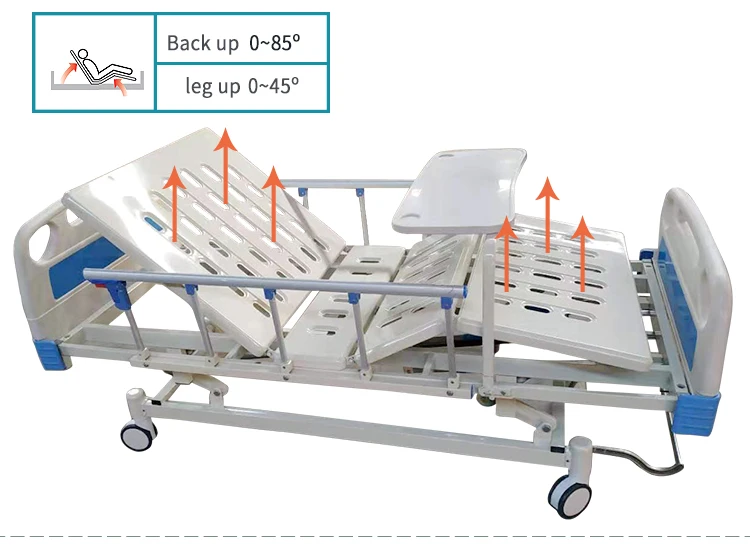 
Cheap 3 functions adjustable hospital bed for patient 