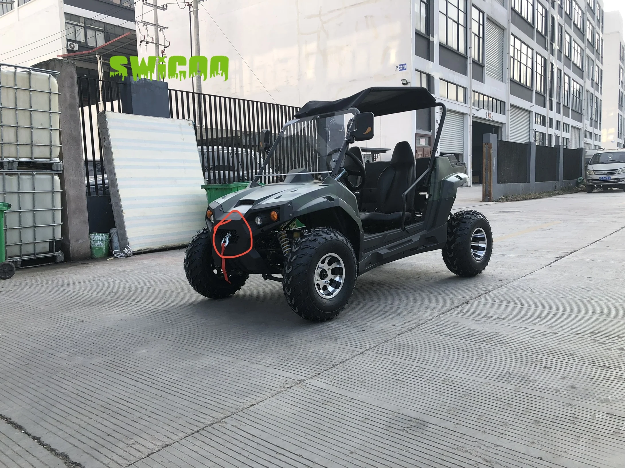 UTV 200cc 2 Seats Buggy Automatic Transmission with Reverse Utility Vehicle