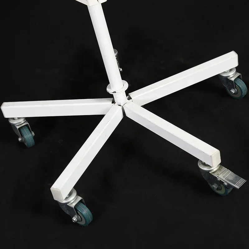 Белая витринная стойка вращающаяся Металлическая Витрина для магазина