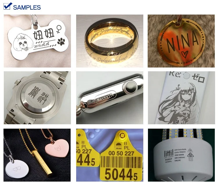 Fiber Laser Marker Etching Engraving Marking Machines Price  20w 30w 50w 100 W Stainless Steel Metal Parts RAYCUS JPT