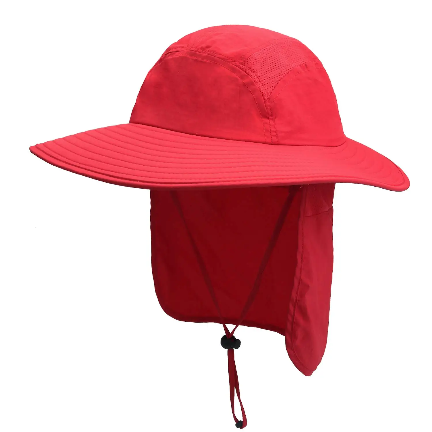 Embroidery Logo Outdoor Sun Hat Windproof UPF50+ UV Protection Bucket Beach Mesh Fishing Hats