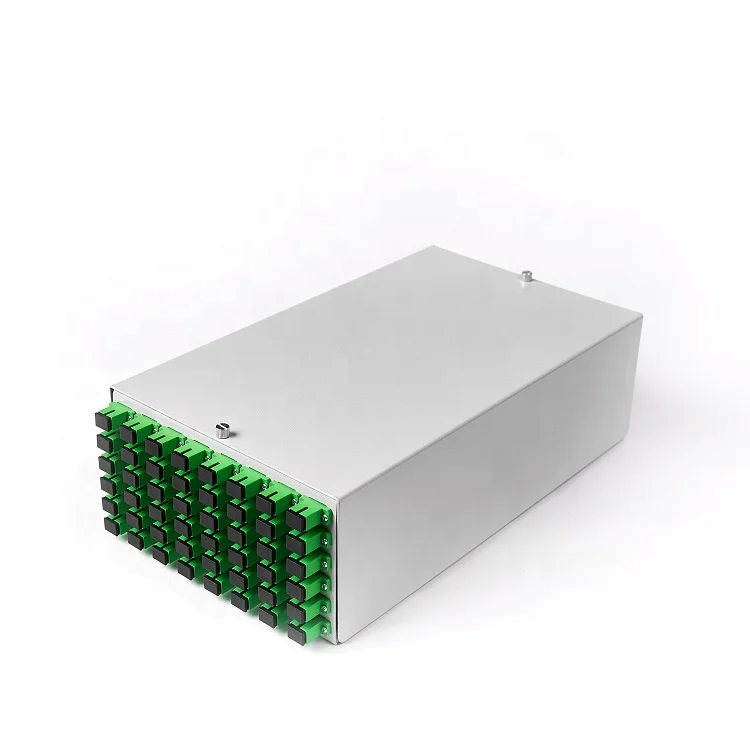 HUAMAI GP69-BG 12/24/48 SC Port ODF Box CATV FTTH Terminal Box for Indoor/Outdoor Use Wall Mount Fiber Optic Terminal Network