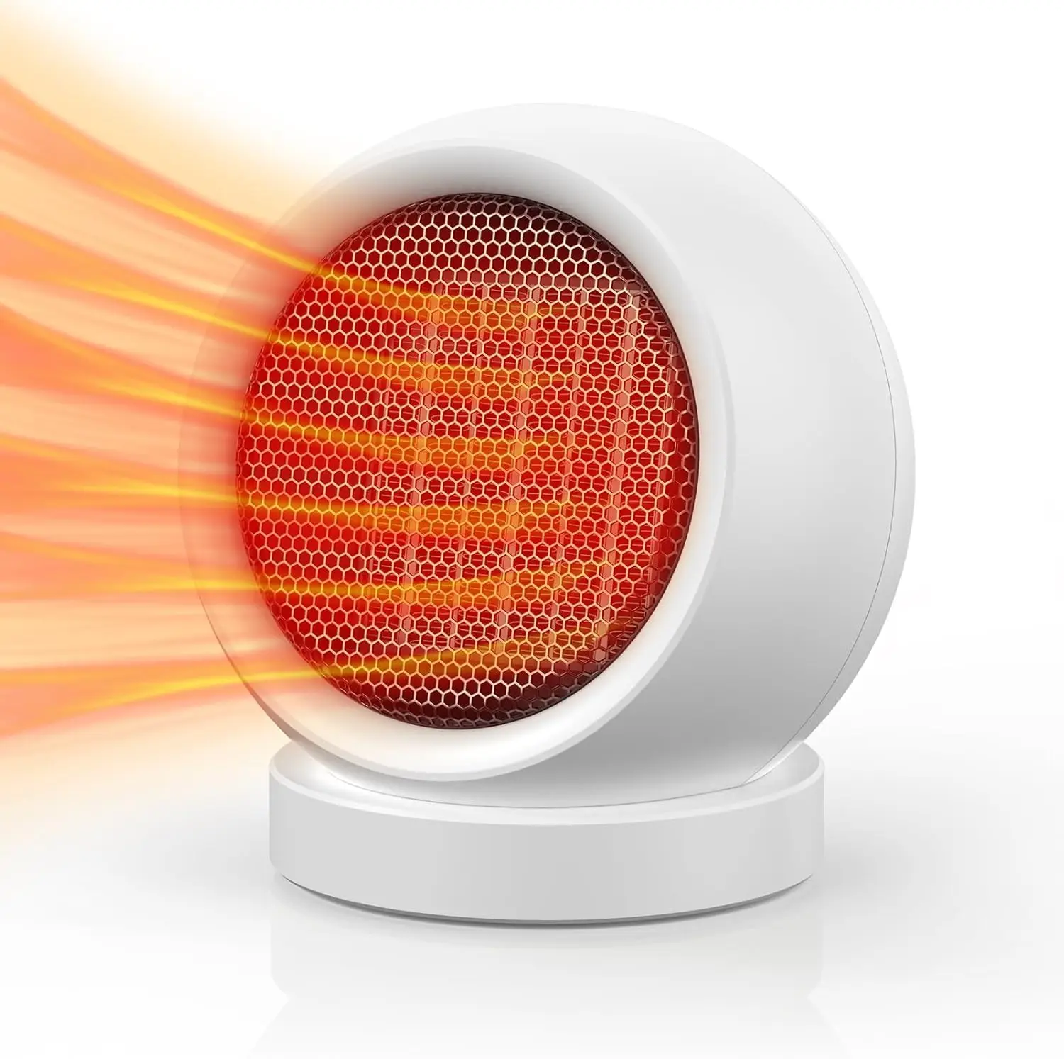 Новый керамический портативный Настольный Электрический нагреватель PTC высокопроизводительный вентилятор для дома спальни офисного стола внутреннего использования мини-нагреватели