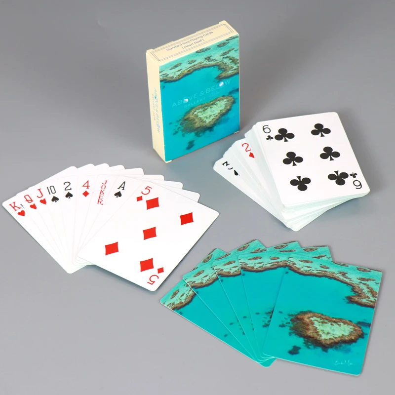 Create Custom Decks of Cards Games Personalized 2 Sided Poker Cards Printing Manufacturer
