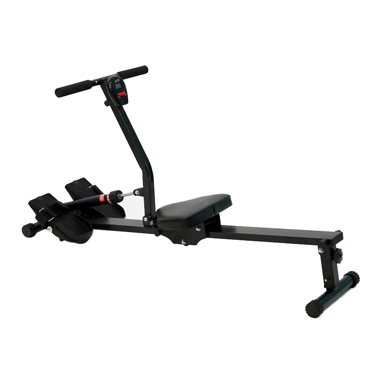 Hydraulic Rowing Machine, Foldable Rower for Home Exercise, with 12 Level Adjustable Hydraulic Resistance