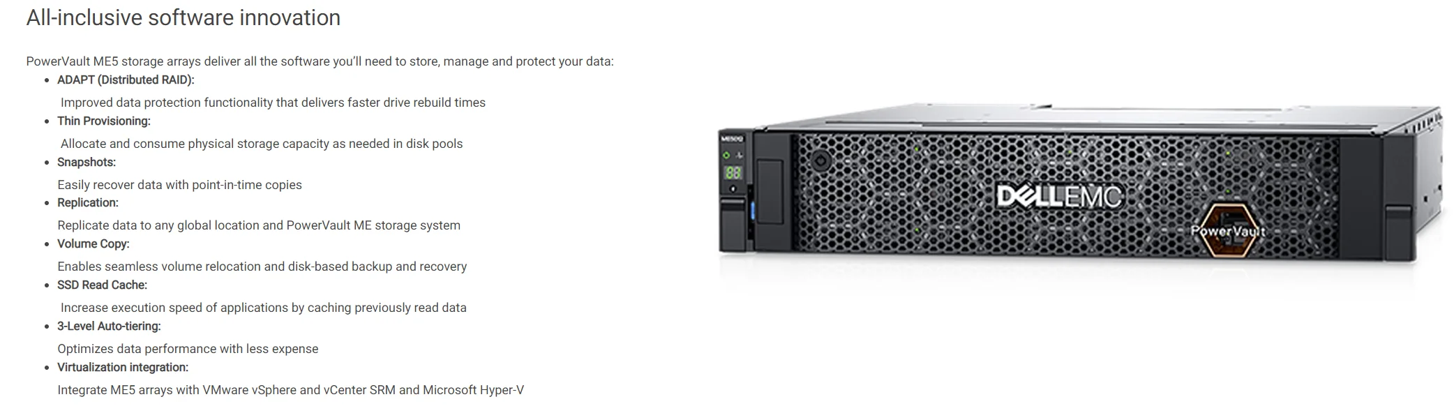 Dell storage ME5024 32Gb FC Type-B 8 Port Dual Controller