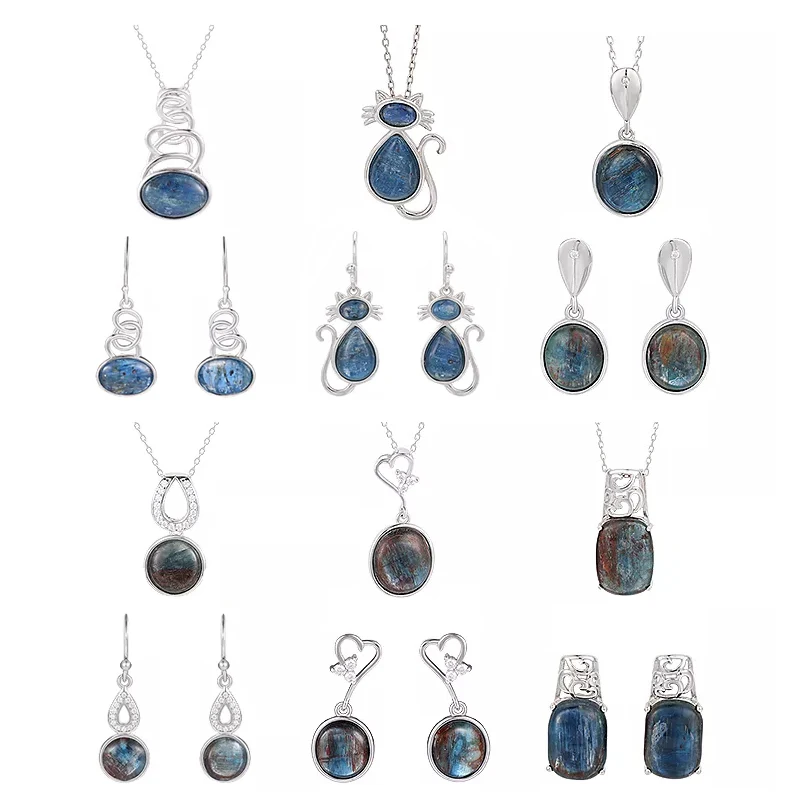 XYOP wholesa high quality Women super seven stone Natural kyanite round used for jewelry making DIY bracelet necklace