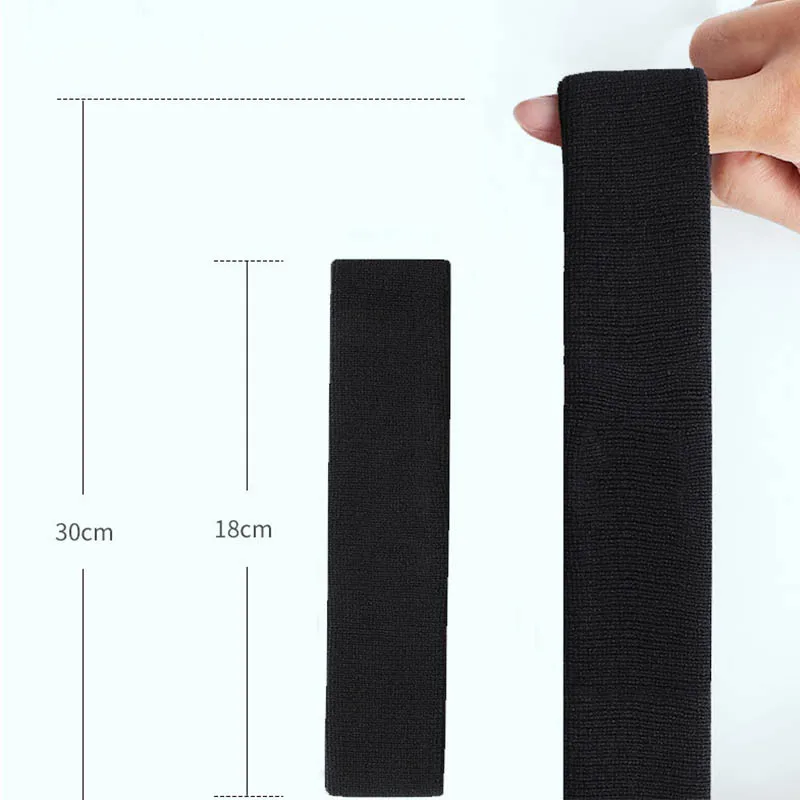 Basketball sports sweat absorbing wrist guard head band custom logo elastic polyester sweatband hair ties headbands for women