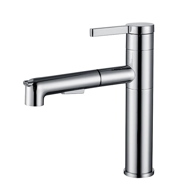 
High quality basin faucet SUS304 stainless brass pull out 360 rotating toilet faucet 