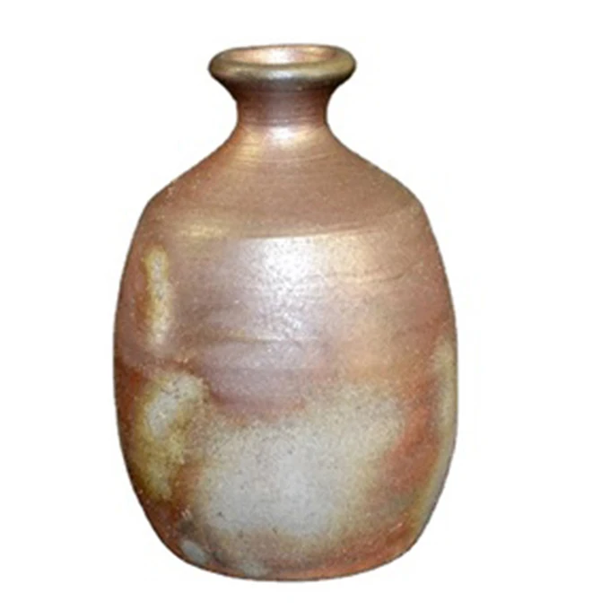 Pair with sake ceramic Japanese craft small liquor pottery bottle