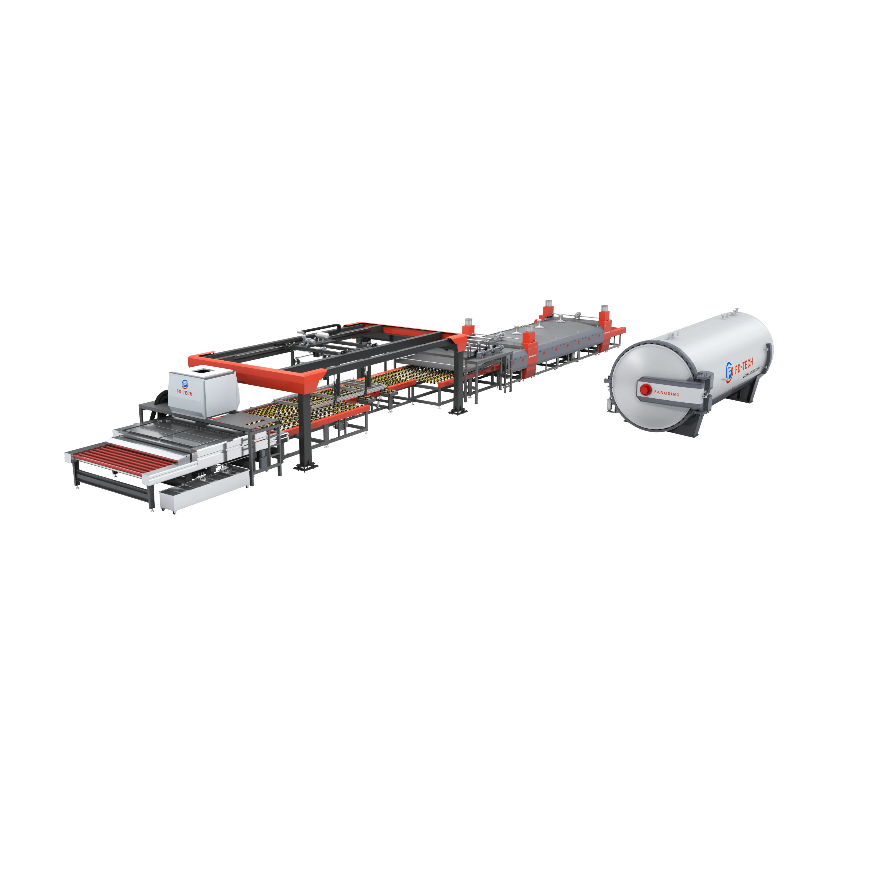 High Efficiency, Lower Noise and Labor-Saving Full Automatic Laminated Glass Production Line