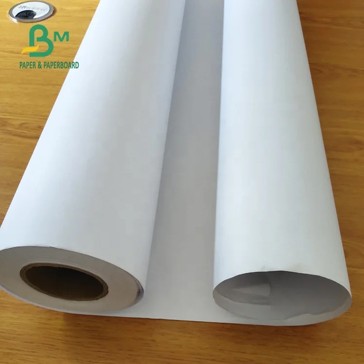 A0 A1 Size 80grams Bond CAD Plotter Printer Paper Rolls For Engineering