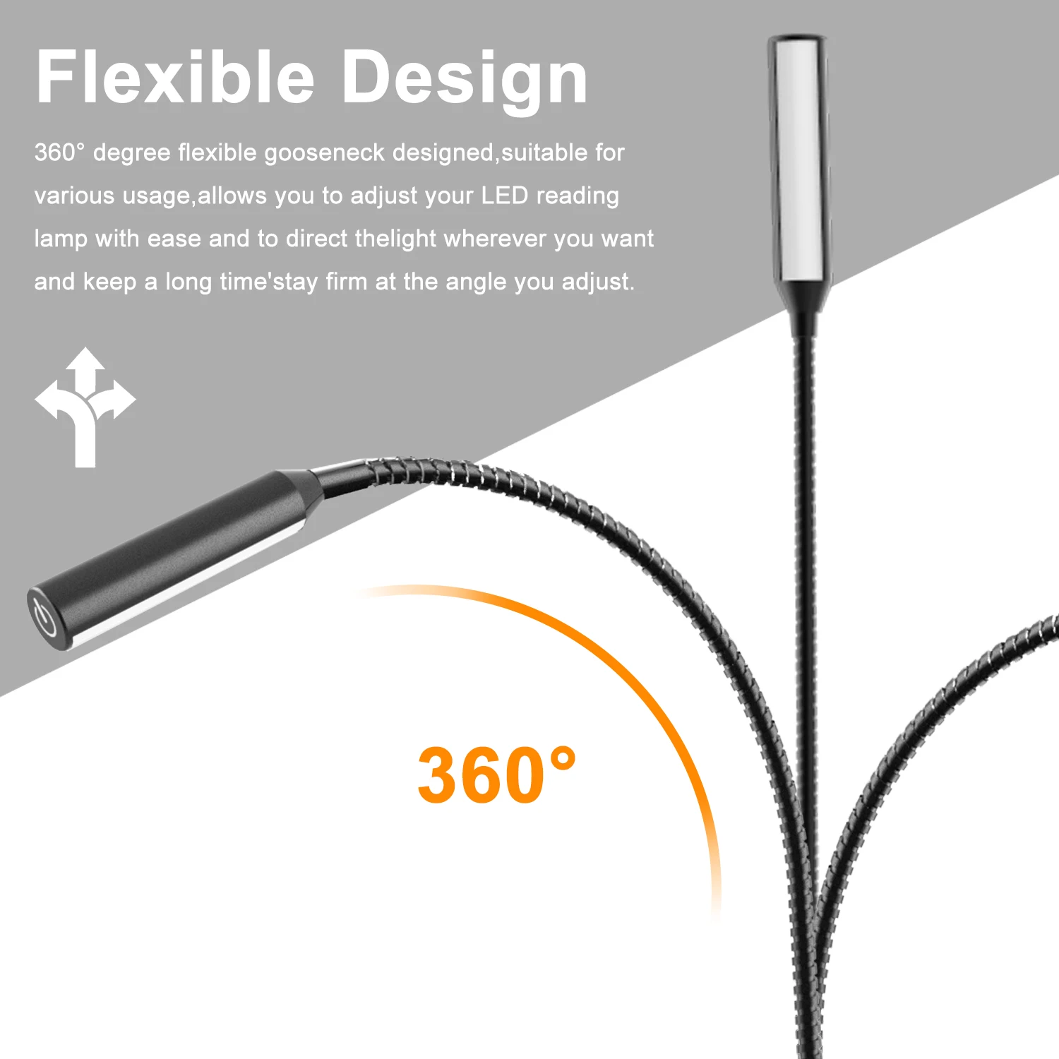 VST CE LED Zwanenhals Bedleeslamp 12V 24V Bed Side Lamp Touch Dimmer Boekenplank Licht Desk Wandlamp
