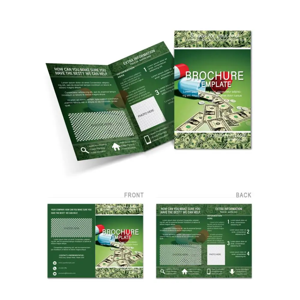 Customized Folding Paper Printing Product User Instruction Manual Flyer Booklet Brochure Leaflet Printing Service