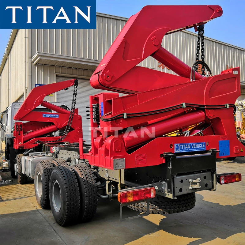 Самозагружающийся трейлер TITAN боковой погрузчик подъемный контейнер подъемник грузовик на