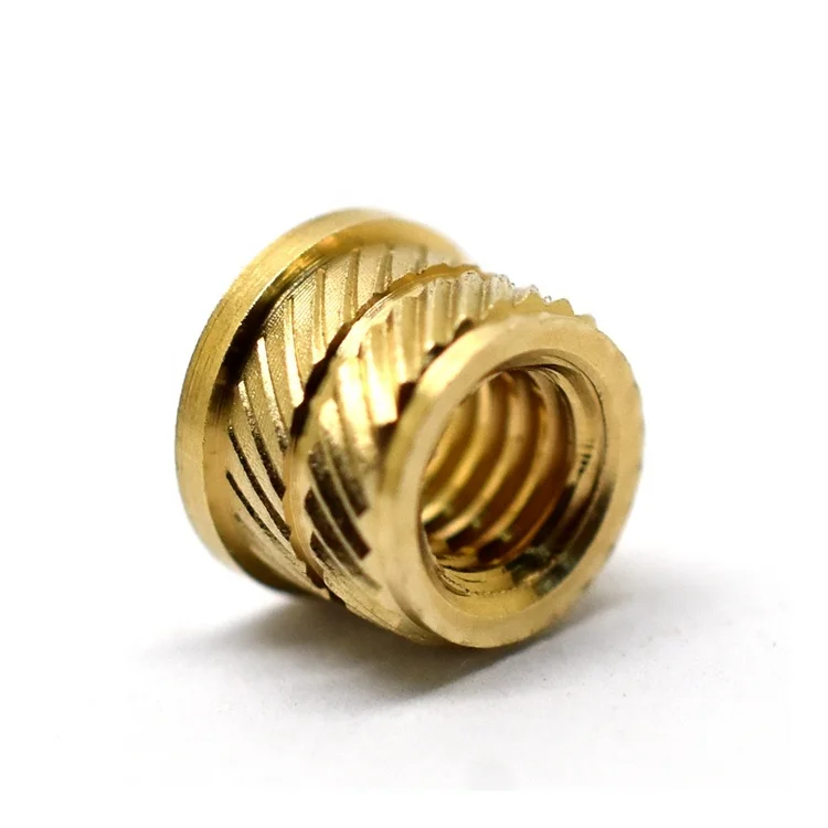 JIYAN OEM CNC Turning Machining Service Precision Brass Knurling Threaded Nuts
