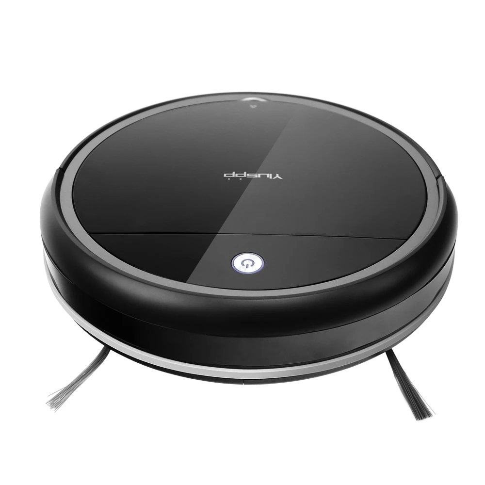 YLUSPP Y5S Automatic Rechargeable Vacuum Cleaner Robot Mop for Pet hair and Hard Floor Powerful Suction Ultra Thin
