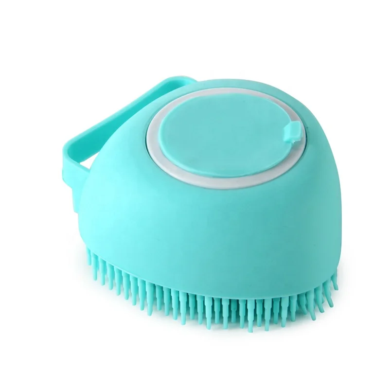 Silicone Body Brush Bath Scrubber Shower Gel Dispenser