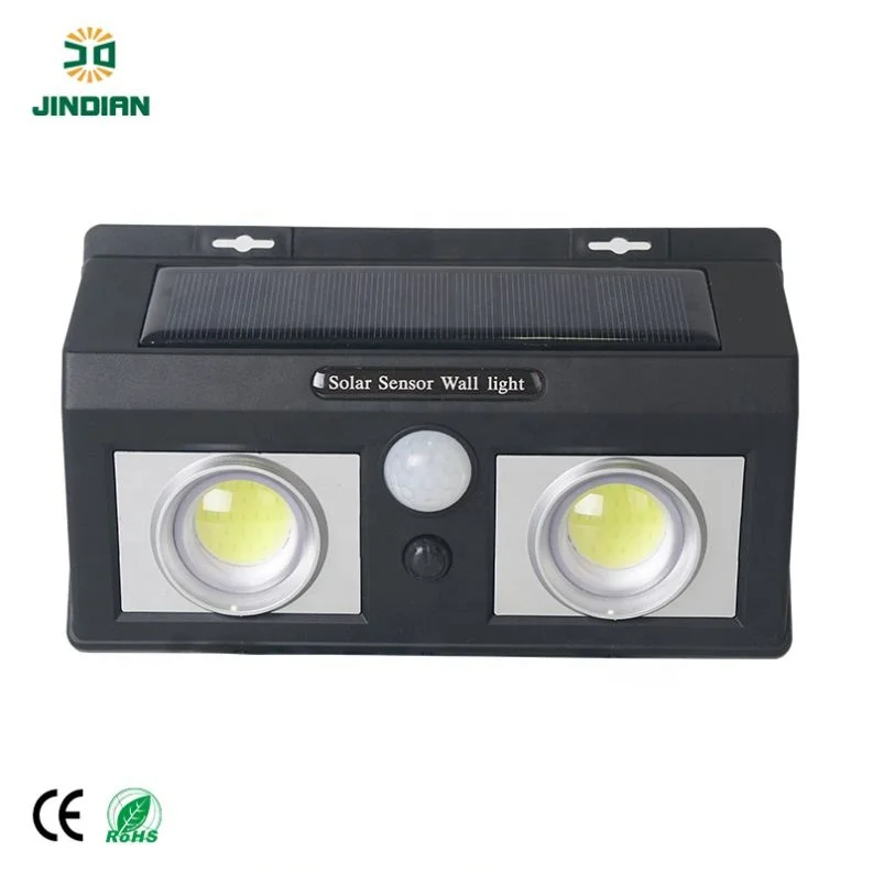 Jindian China Suppliers 8w ABS Plastic solar wall light led