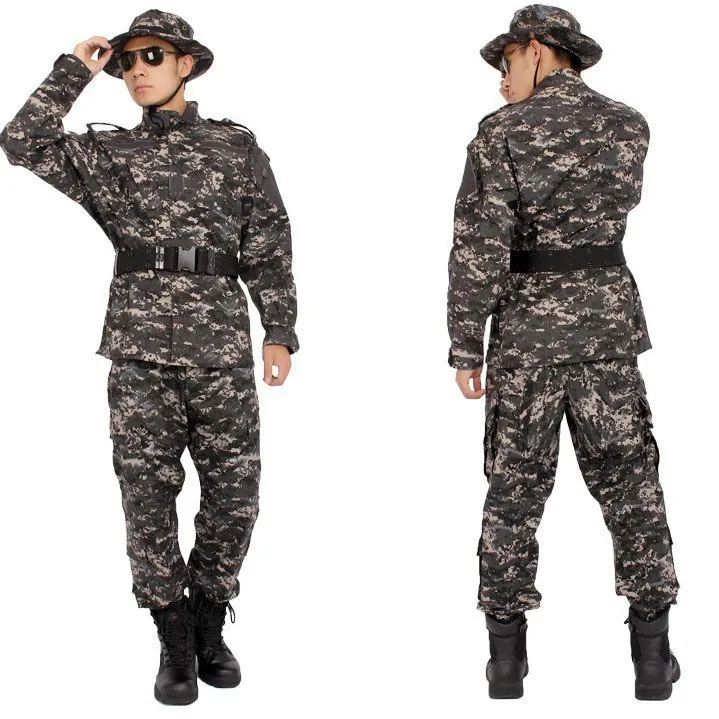ACU Tactical Uniform Airsoft Camouflage Tactical Suit Camping Special Forces Combat Jcckets Pants Training Clothes