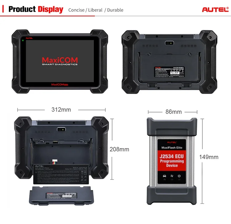  Autel Maxicom MK908P обновленный Maxisys Pro MS908P автомобильный диагностический инструмент ECU Программатор для BMW и