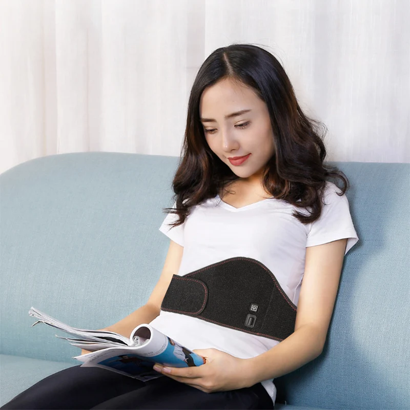 Back Infrared Physiotherapy Heating Pad Heating Belt with Adjustable Temperature for Back Support for Injuries or Low Back Pain