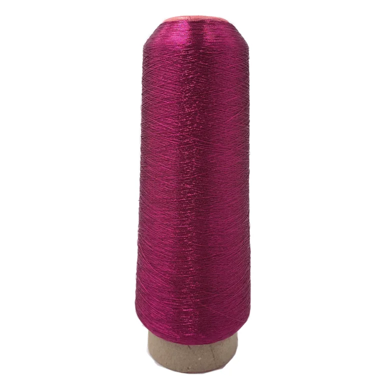 
MX Type Silver Color Metallic Yarn Metallic Thread For Weaving 